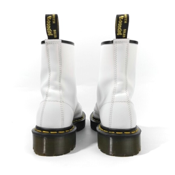 Dr. Martens 1460 Bex White Quilon Cap Toe Lace Up Boot 90s Grunge Y2k Streetwear - Picture 7 of 11